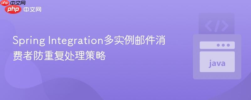 Spring Integration多实例邮件消费者防重复处理策略