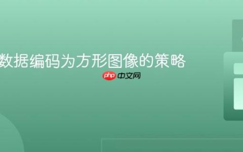 将一维数据编码为方形图像的策略与实现