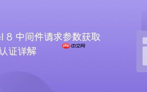 Laravel 8 中间件请求参数获取与用户认证详解