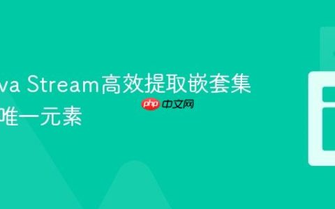 使用Java Stream高效提取嵌套集合中的唯一元素