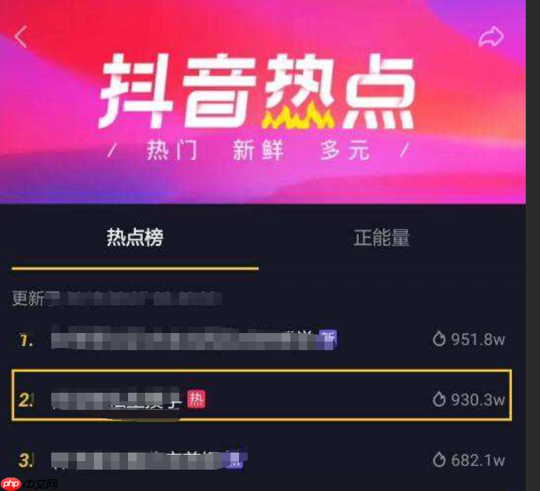抖音如何查看今日最热视频榜?热歌榜在哪里找?2025最新教程