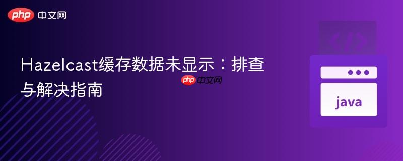hazelcast缓存数据未显示：排查与解决指南