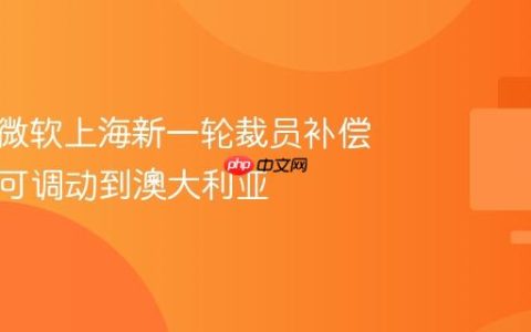 消息称微软上海新一轮裁员补偿 N+4，可调动到澳大利亚