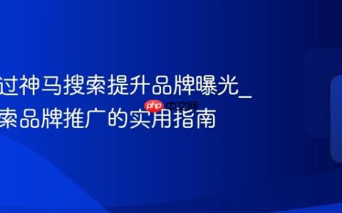 如何通过神马搜索提升品牌曝光_神马搜索品牌推广的实用指南
