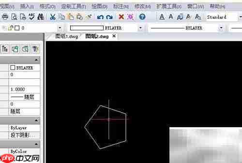 CAD缩放0.1找坐标点技巧