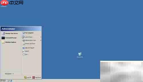 Server 2003中打开Performance程序