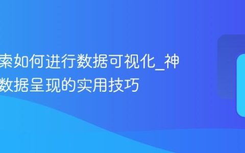 神马搜索如何进行数据可视化_神马搜索数据呈现的实用技巧