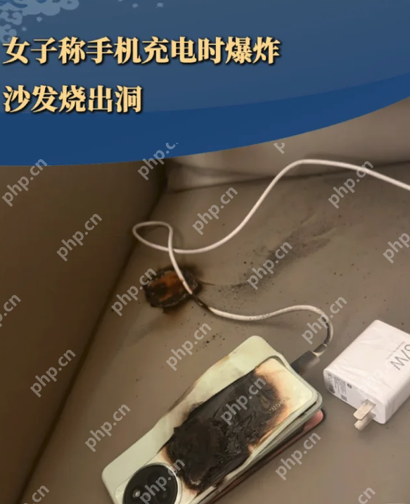 女子称小米手机充电时爆炸,沙发被烧出大洞 - 创想鸟