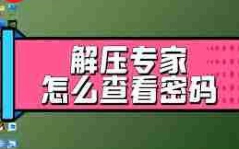 解压专家如何查看密码