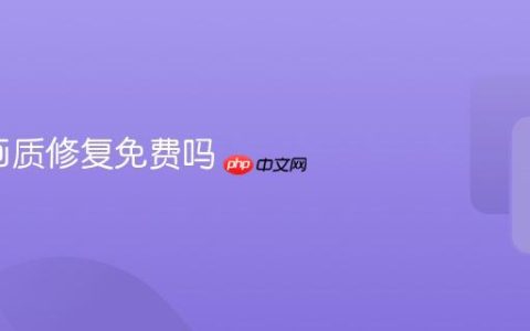 Wink画质修复免费吗