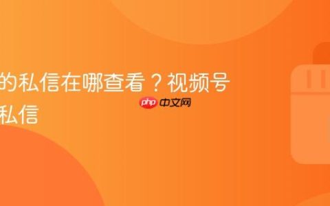 视频号的私信在哪查看？视频号怎么找私信