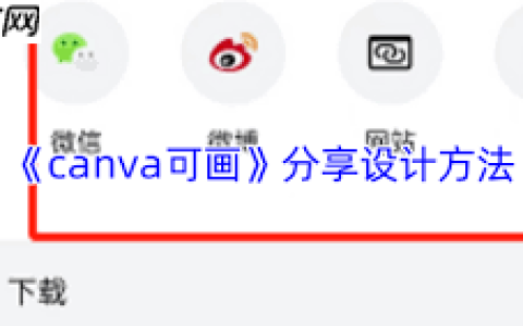 canva可画如何分享设计