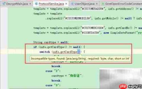 IDEA解决switch字符串编译错误