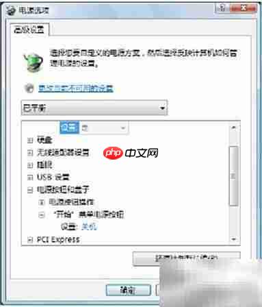 电源优化:自定义高级配置
