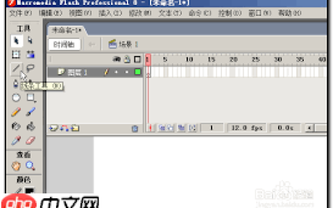 Macromedia Flash 8线条工具如何用