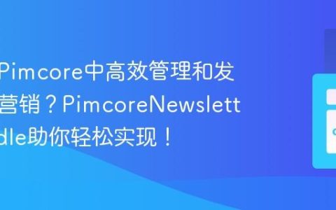 如何在Pimcore中高效管理和发送邮件营销？PimcoreNewsletterBundle助你轻松实现！
