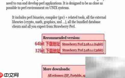 Windows安装Perl简易教程