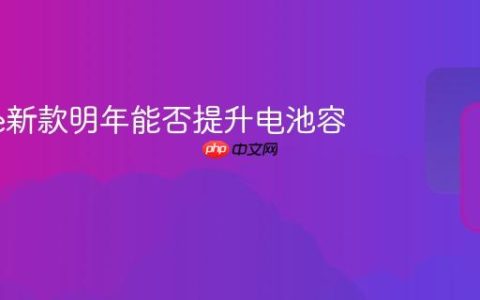 iPhone新款明年能否提升电池容量