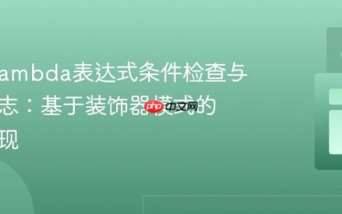 Java Lambda表达式条件检查与错误日志：基于装饰器模式的健壮实现