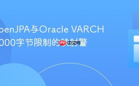解决OpenJPA与Oracle VARCHAR2 4000字节限制的映射警告