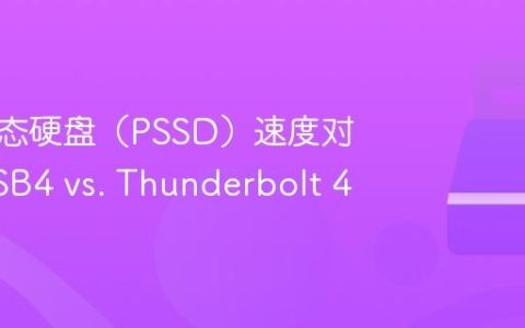 移动固态硬盘（PSSD）速度对比：USB4 vs. Thunderbolt 4