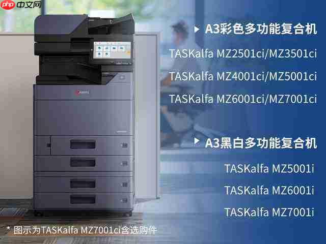 办公全能手:京瓷 TASKalfa MZ2501ci 智能复合机为何值得选?