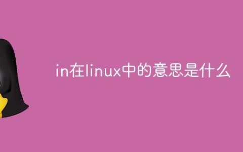 in在linux中的意思是什么