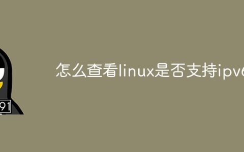 怎么查看linux是否支持ipv6