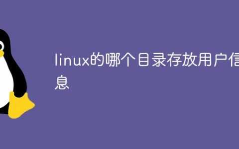 linux的哪个目录存放用户信息
