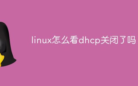 linux怎么看dhcp关闭了吗