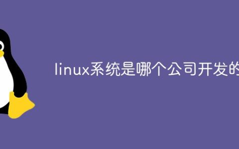 linux系统是哪个公司开发的