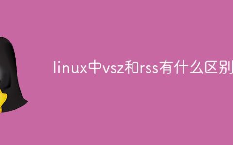 linux中vsz和rss有什么区别