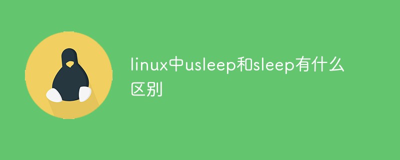 linux中usleep和sleep有什么区别