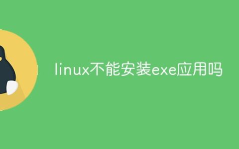 linux不能安装exe应用吗