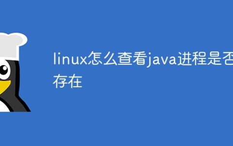 linux怎么查看java进程是否存在