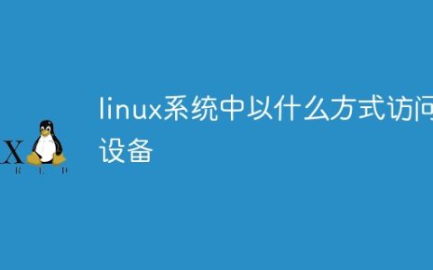 linux系统中以什么方式访问设备