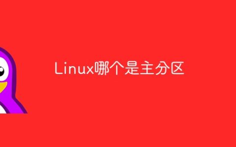 Linux哪个是主分区