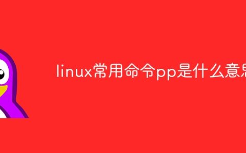 linux常用命令pp是什么意思