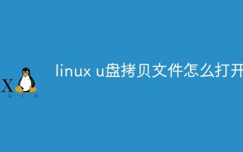 linux u盘拷贝文件怎么打开
