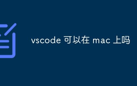 vscode 可以在 mac 上吗