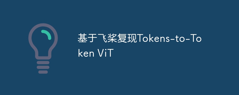 基于飞桨复现Tokens-to-Token ViT