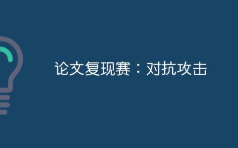 论文复现赛：对抗攻击