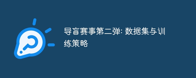 导盲赛事第二弹: 数据集与训练策略 - 创想鸟