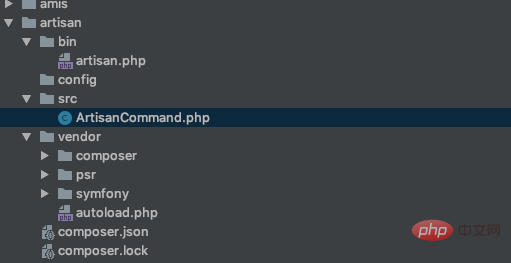 如何实现 laravel 的artisan
