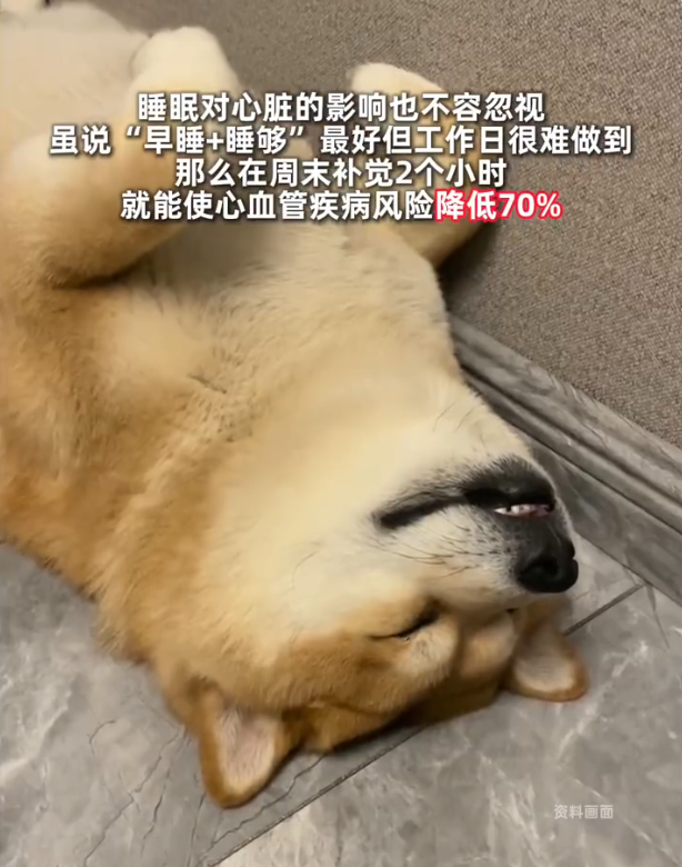 周末补觉2小时心血管患病率直降7成,双节你准备在家补觉吗? - 创想鸟