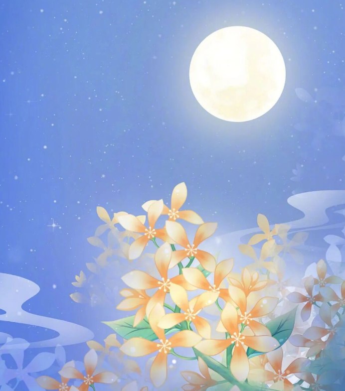 中秋节朋友圈祝福文案:“月色好美,我很想你” - 创想鸟