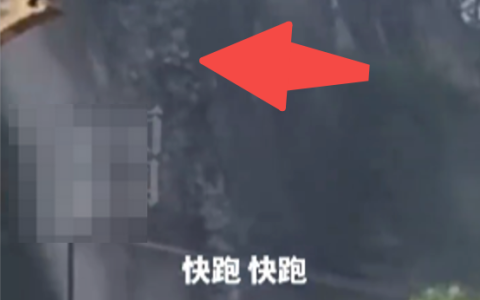 四川宜宾一地山体滑坡有人大喊快跑 所幸无人伤亡