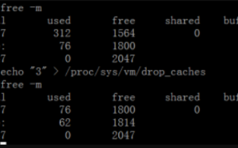 Linux内存机制以及手动释放swap和buffer和cache