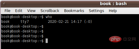 linux查看当前用户的方法是什么
