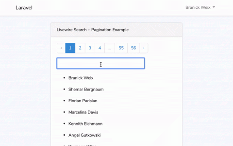 无需JS， 用 Laravel Livewire构建实时搜索功能